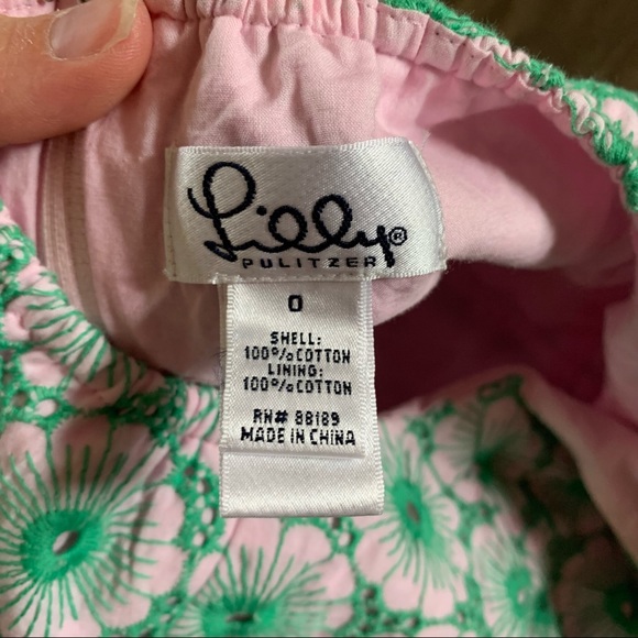 Lilly Pulitzer eyelet embroidered floral halter dress - Picture 9 of 11